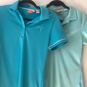 2 Puma women’s golf shirts